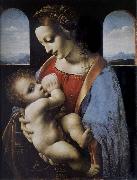 LEONARDO da Vinci, Madonna and Child